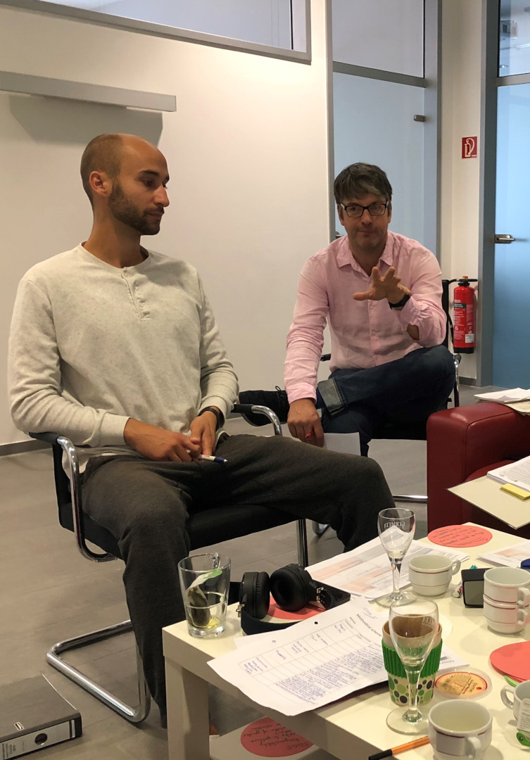 Prof. Dr. Markus Hess bei seinem Vortrag auf dem internationalen Trainerkurs in Kamen-Kaiserau.