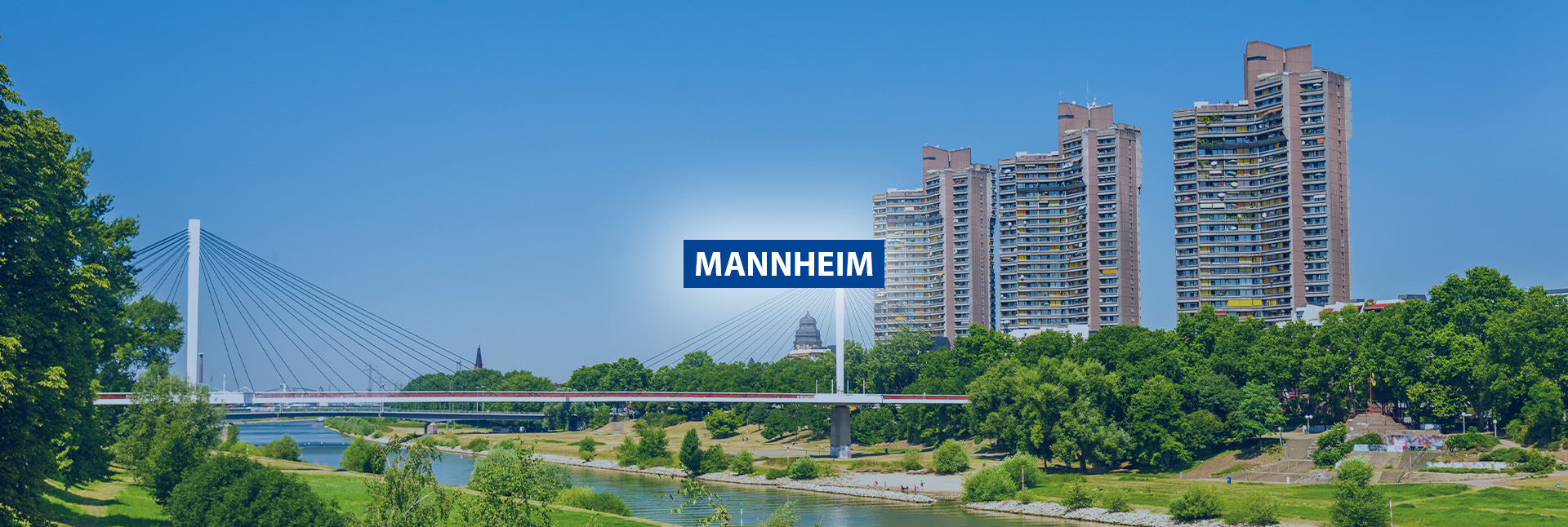 Skyline von Mannheim
