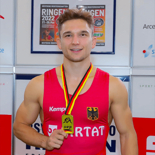 Deutscher Ringer & DHGS-Studierender Rostislav Leicht Deutscher Ringer & DHGS-Studierender Rostislav Leicht